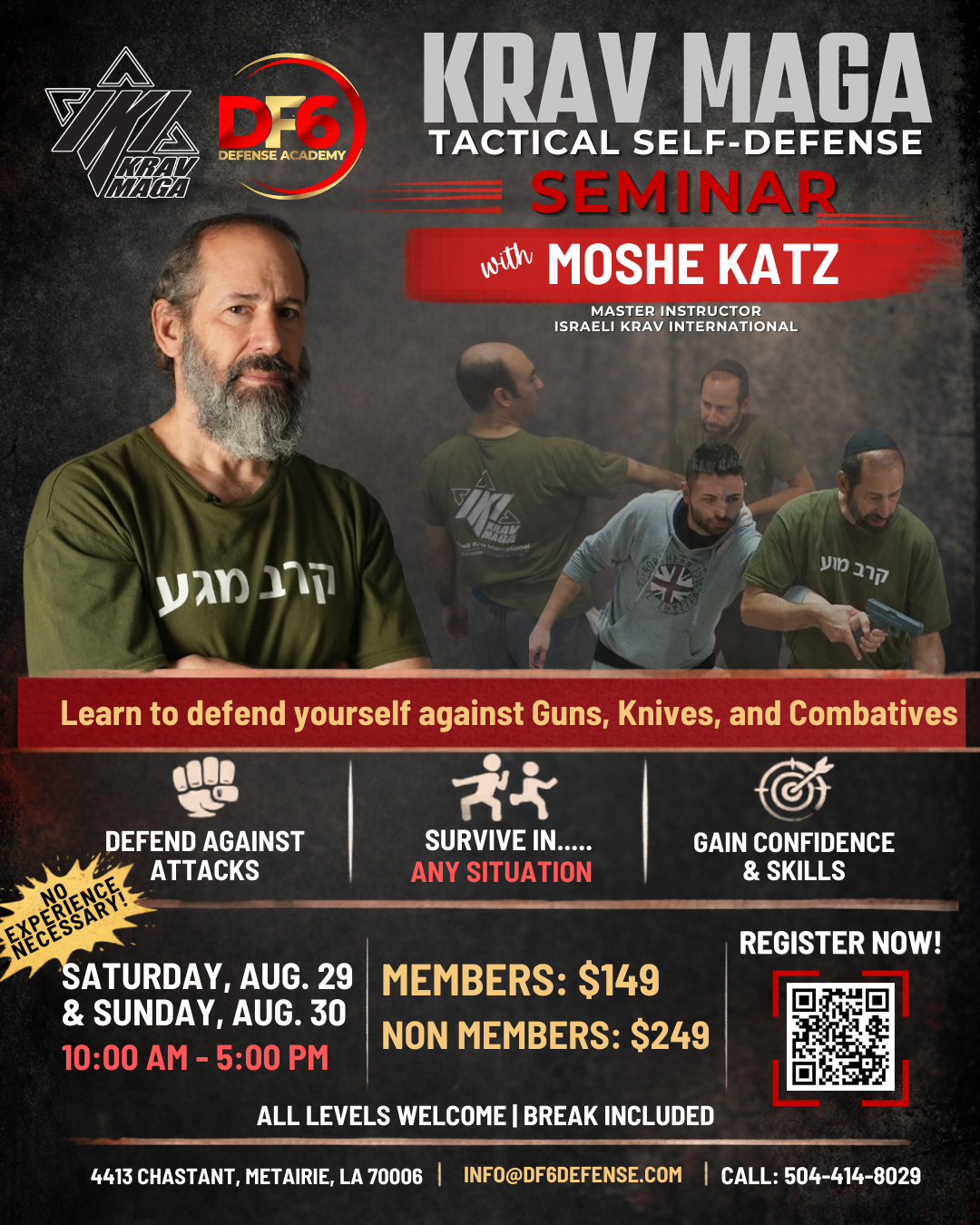 Self-Defense Seminar with Moshe Katz